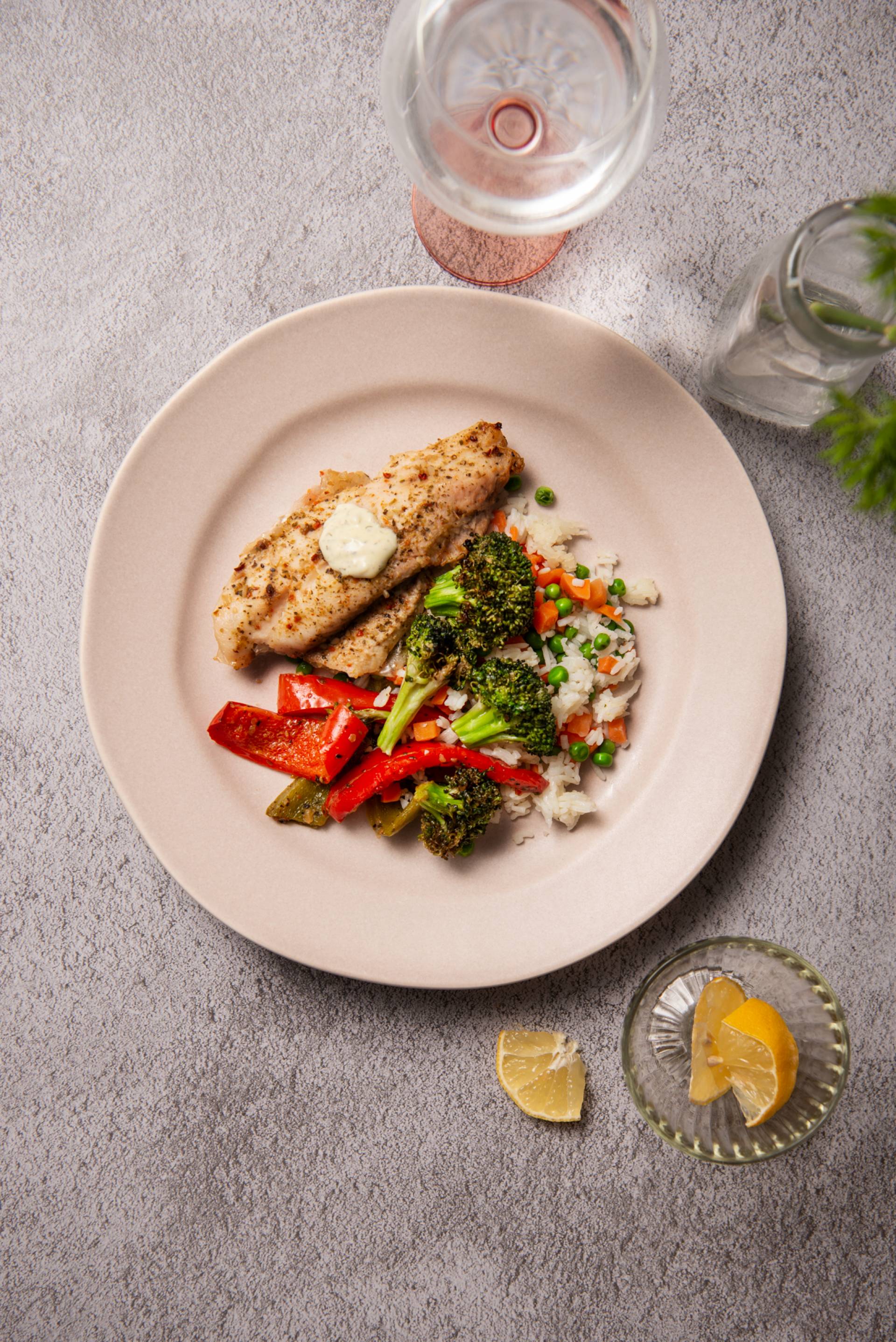 Athlete 3 - Baked Tilapia with Lemon & Dill Aioli