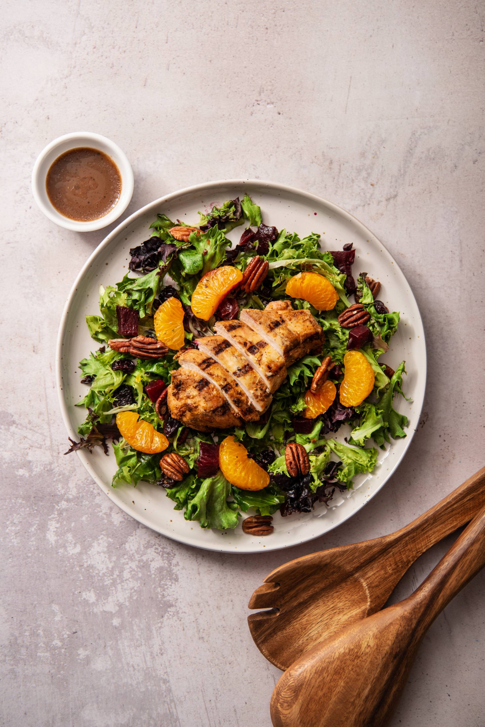 Roasted Beetroot and Chicken Salad