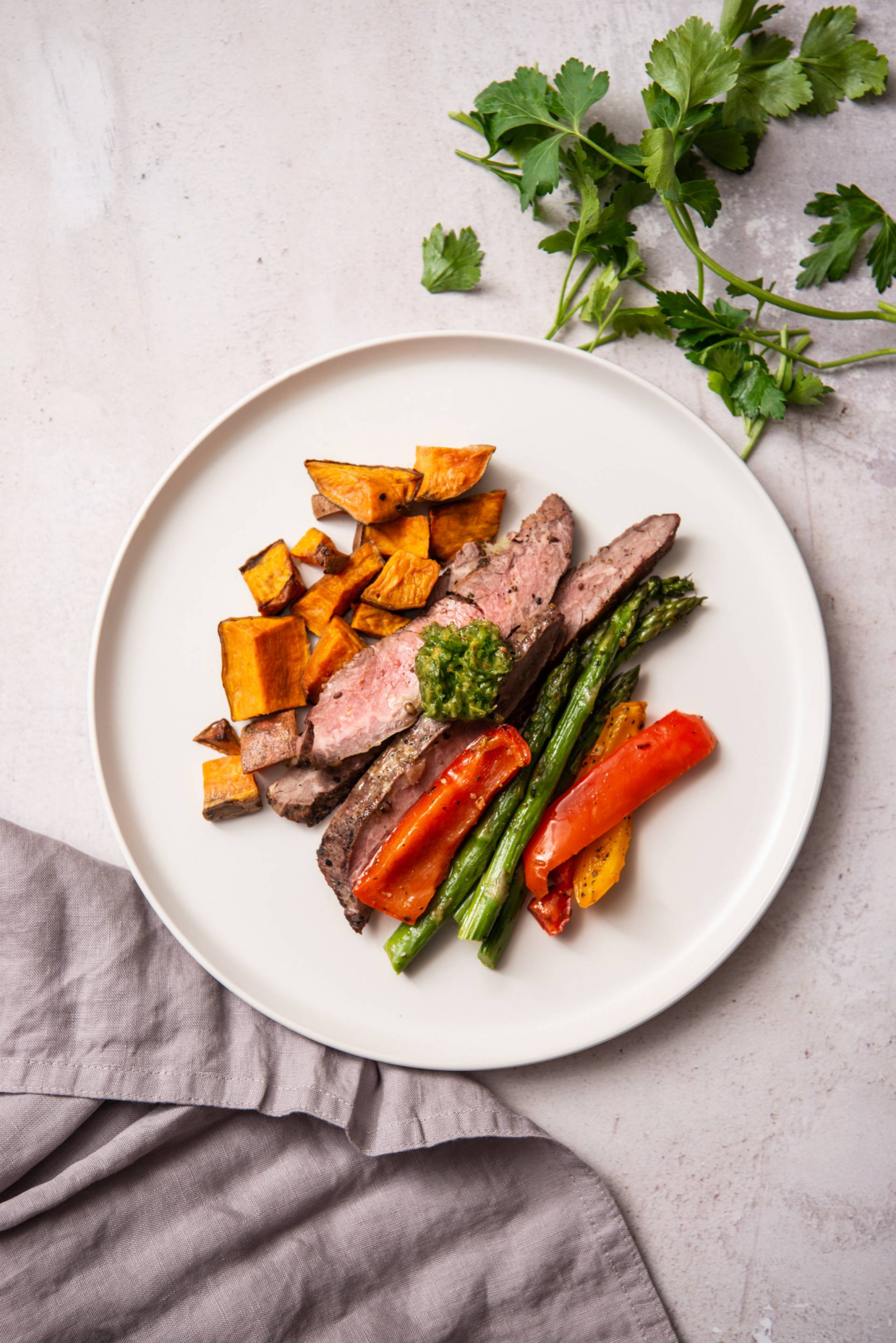 FIT 15: Grilled Flank Steak with Chimichurri