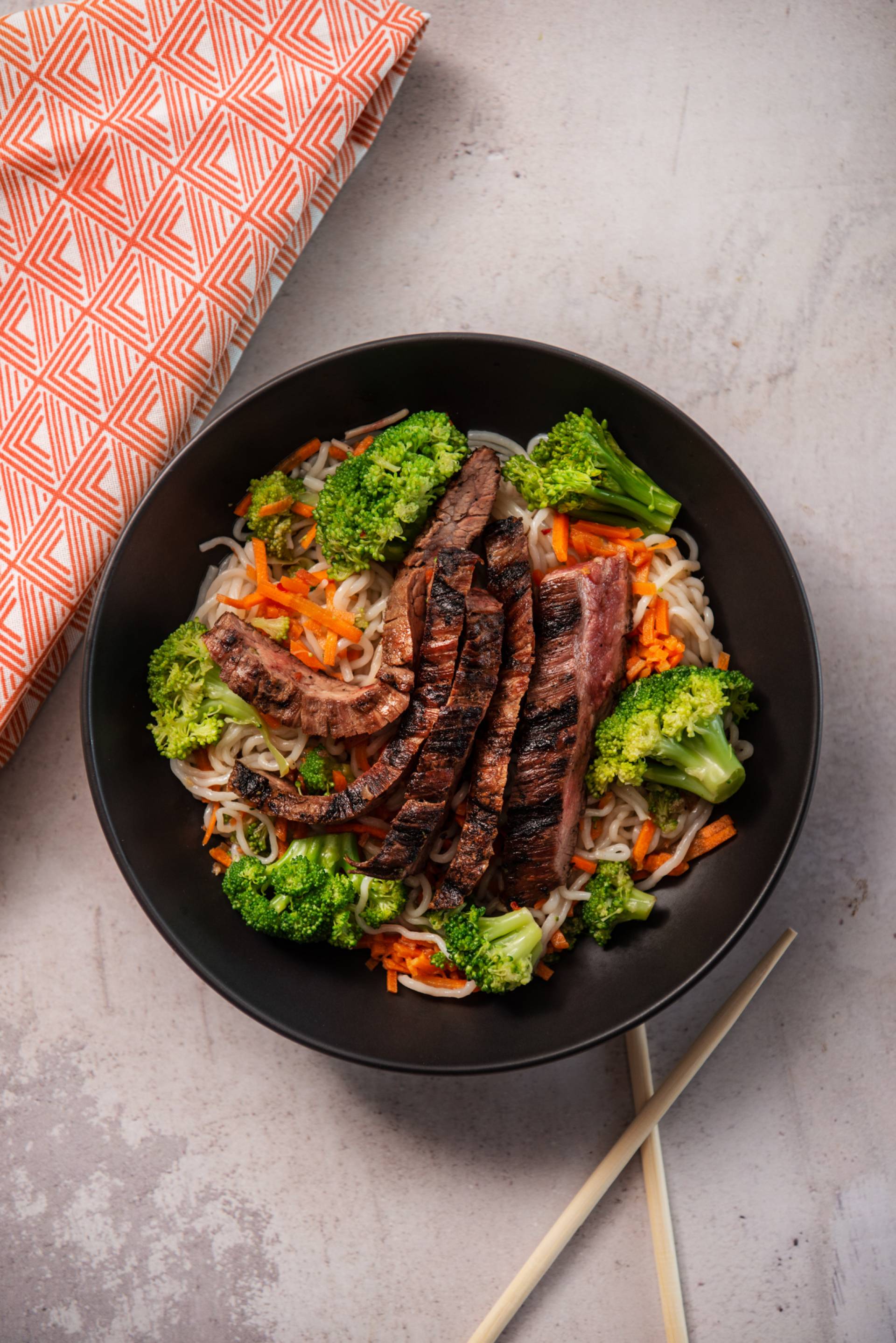 Garlic Steak and Broccoli Lo Mein (LOW CARB)