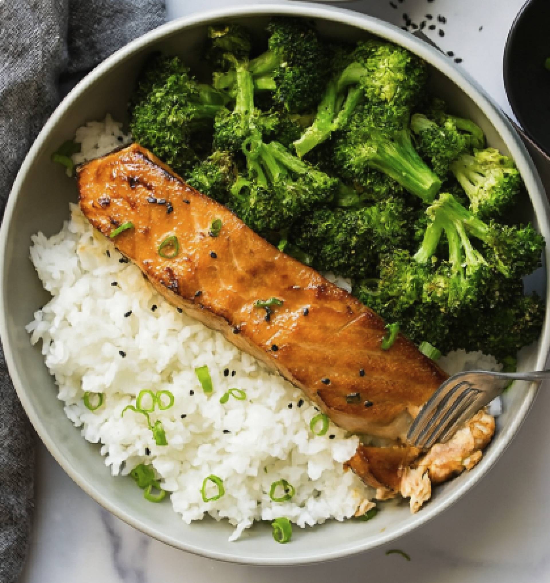 Garlic Honey Glazed Salmon