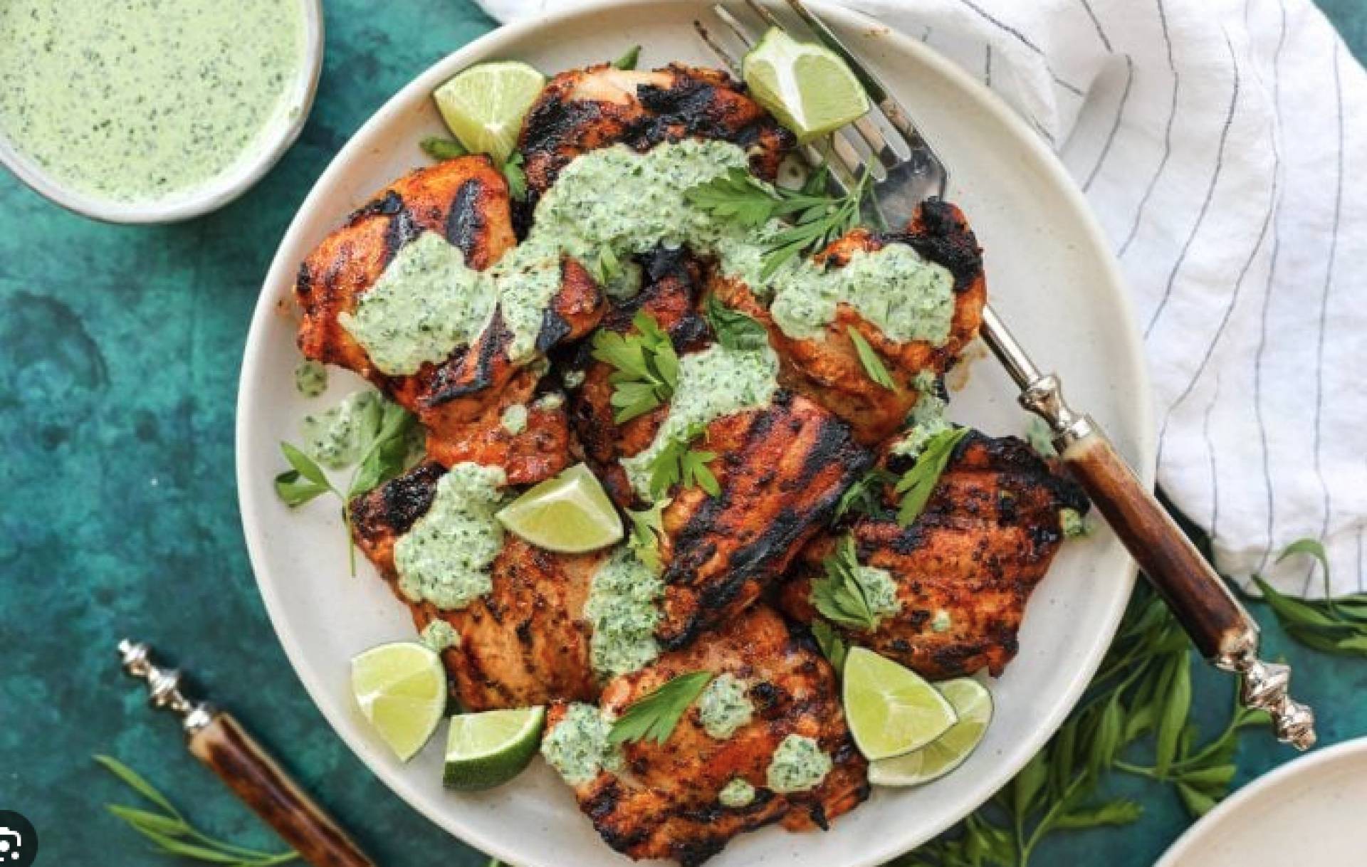Peruvian Chicken with Green Sauce (LOW CARB)