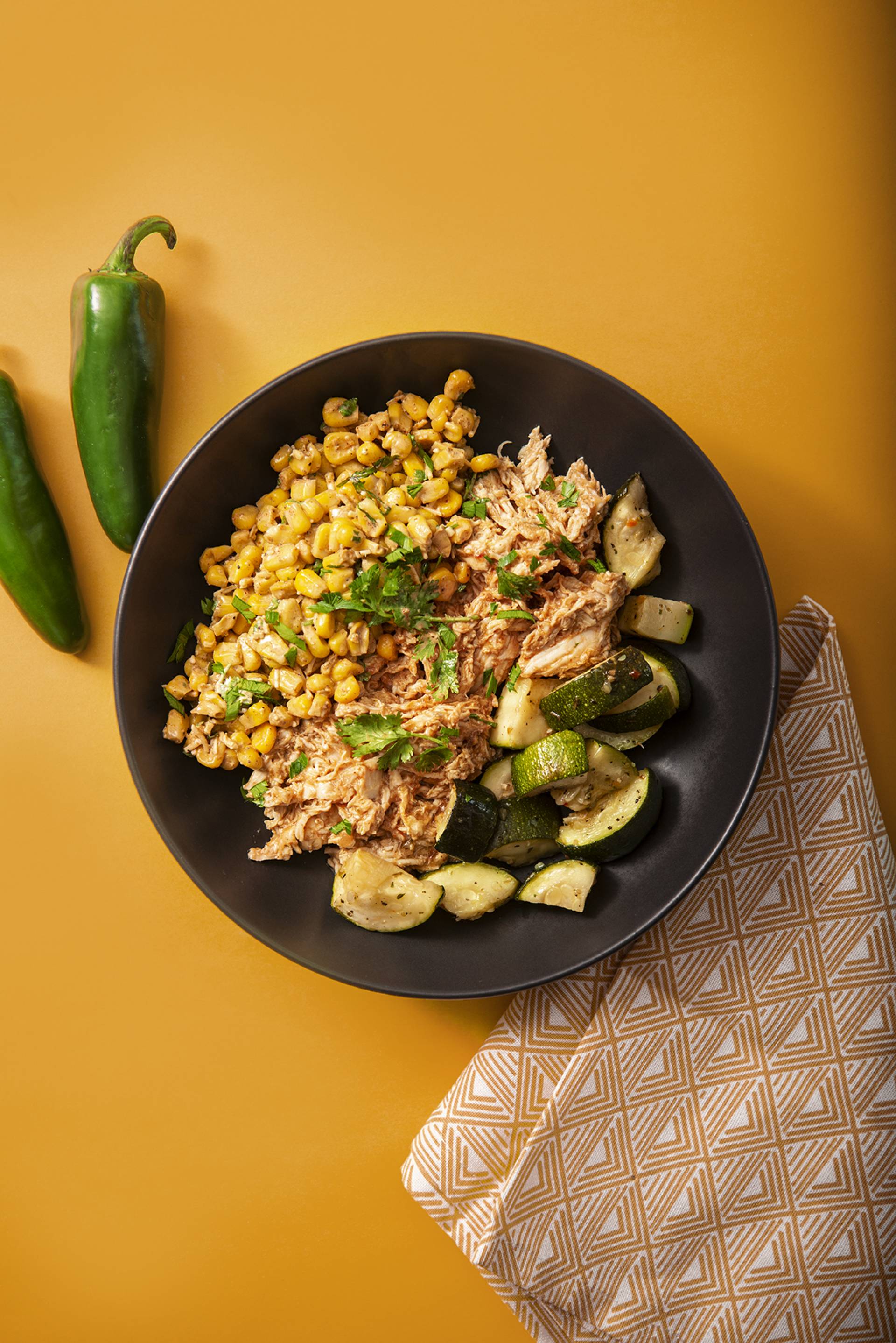Mexican Shredded Chicken Bowl (LOW CARB)