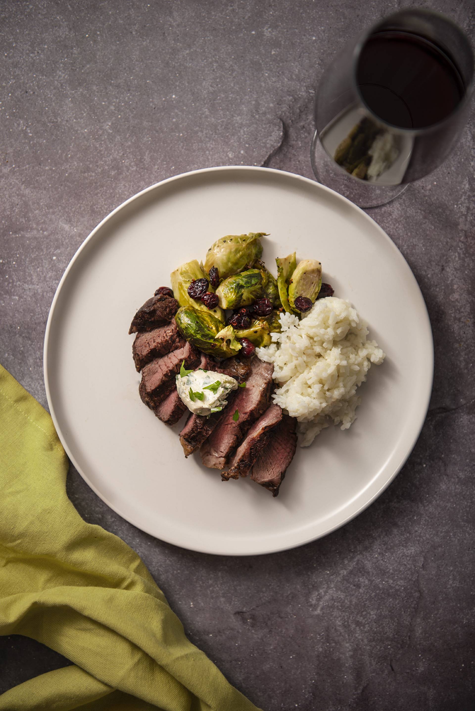 Grilled Herb Butter Steak Clean Plates Canada