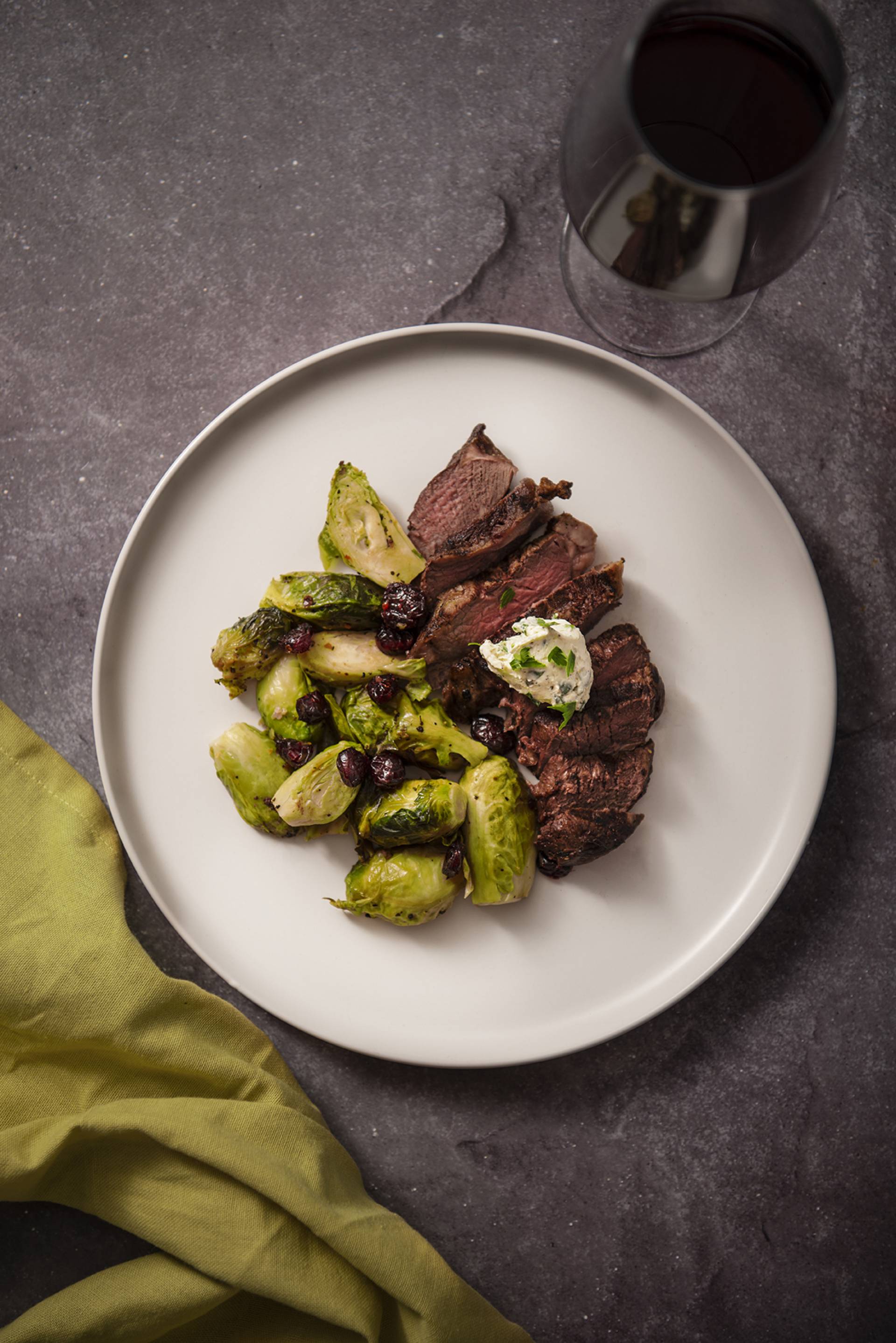 Grilled Herb Butter Steak (LOW CARB)