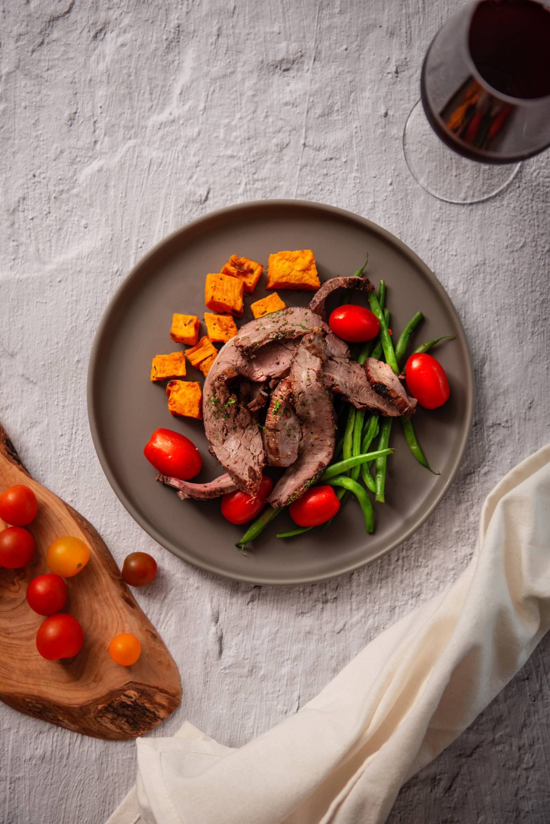 Grilled Seasoned Flank Steak Clean Plates Canada