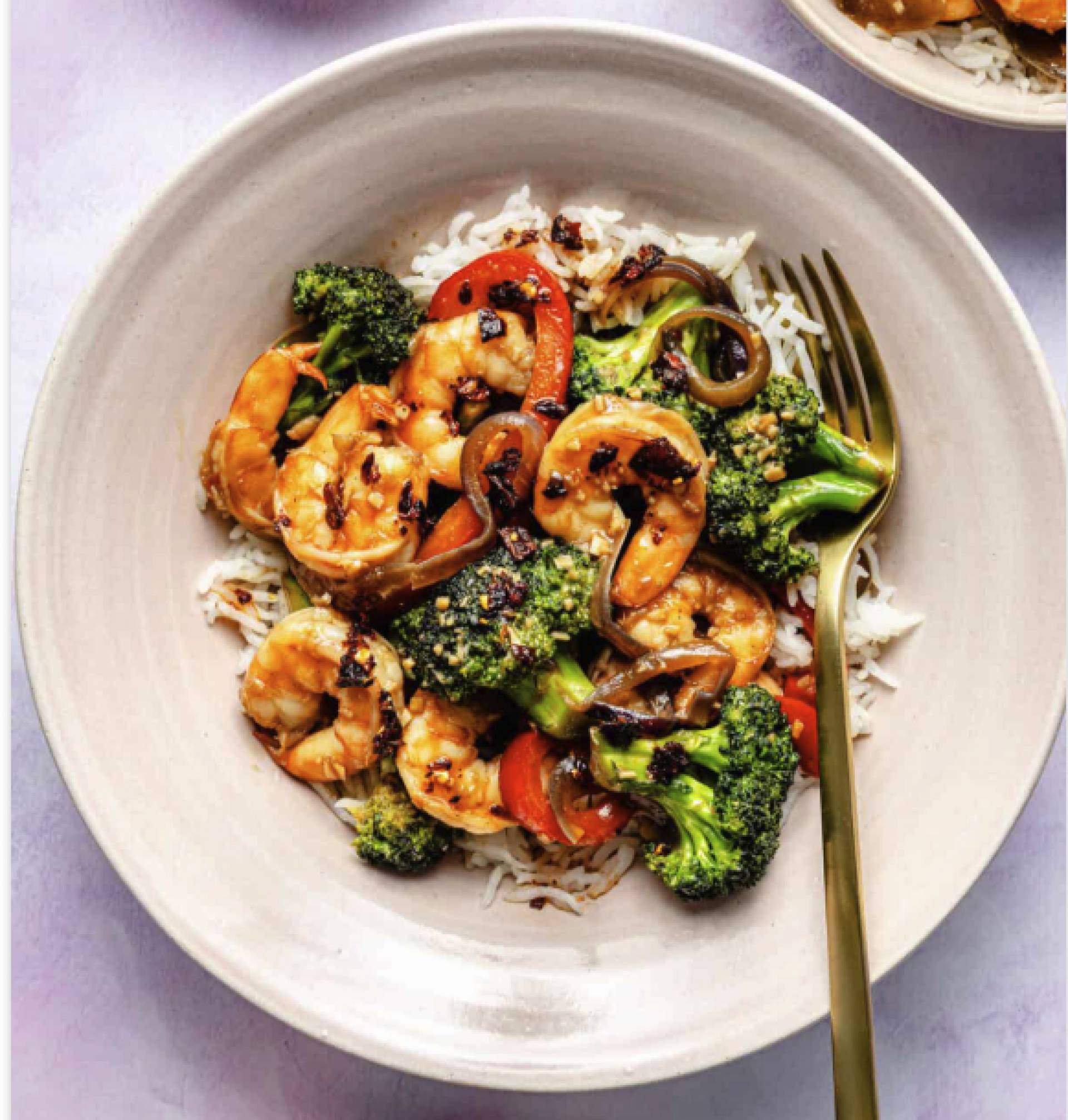 Stir-Fry Shrimp Bowl