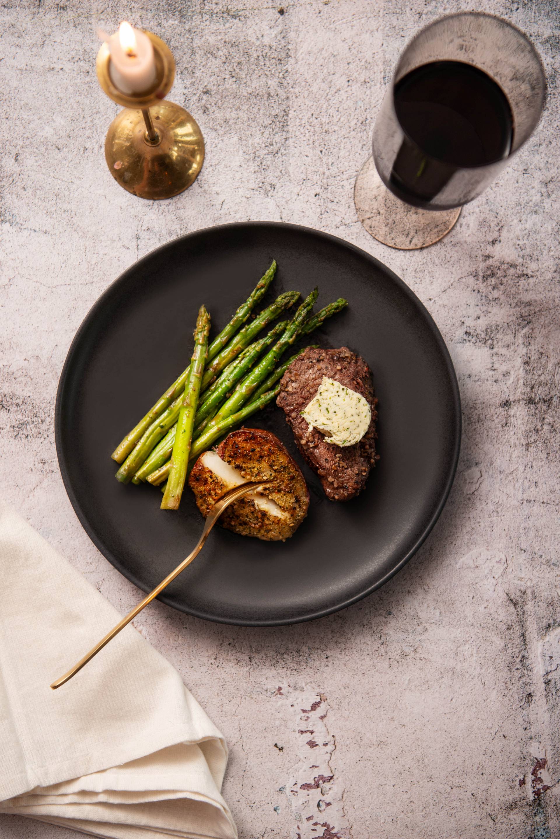 Grilled Herb Butter Steak Clean Plates Canada