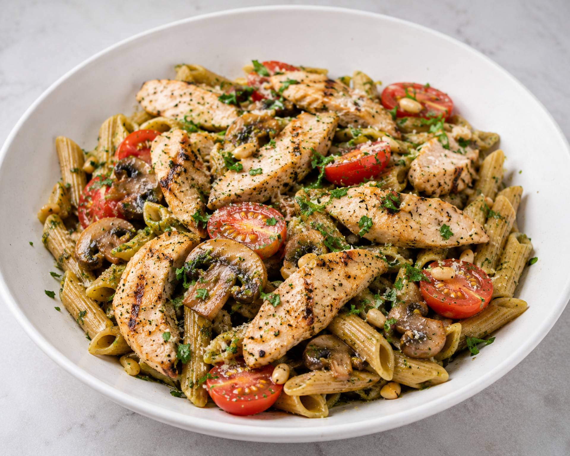 Pesto Chicken Pasta