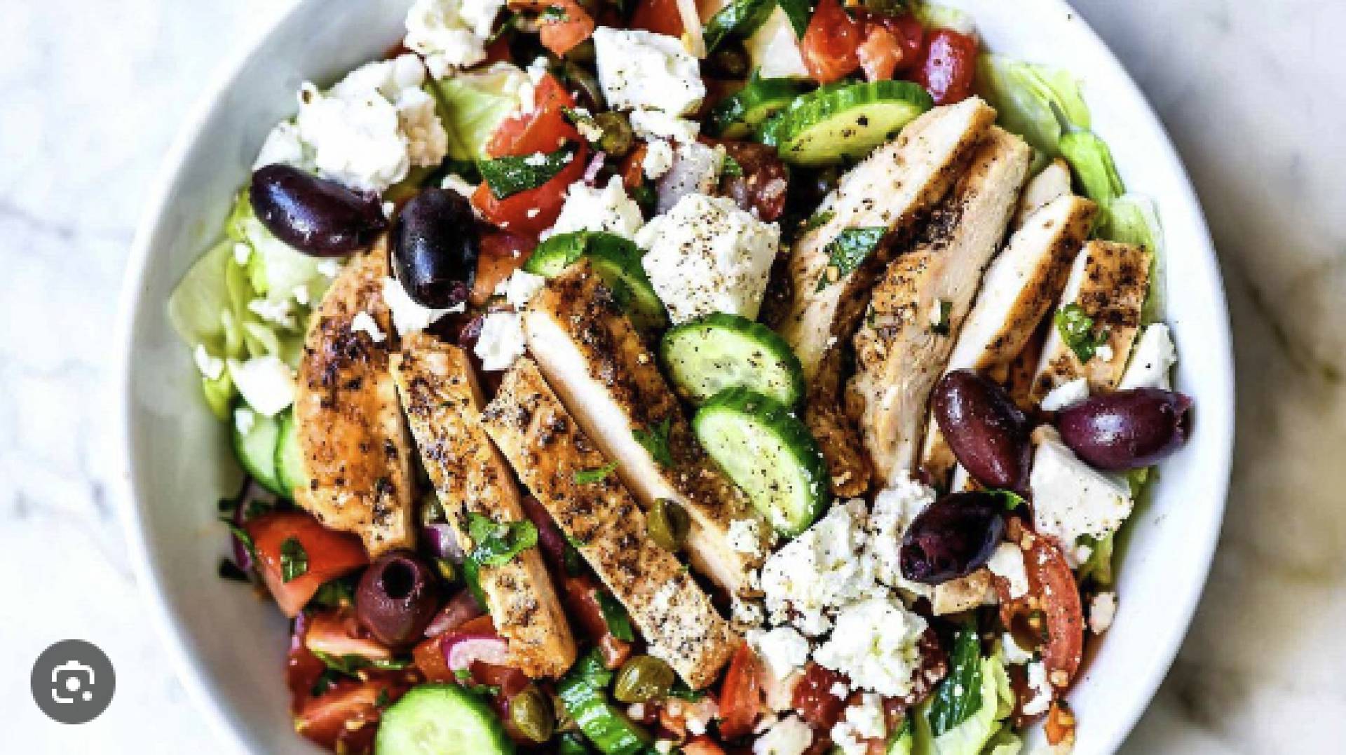 Greek Grilled Chicken Salad