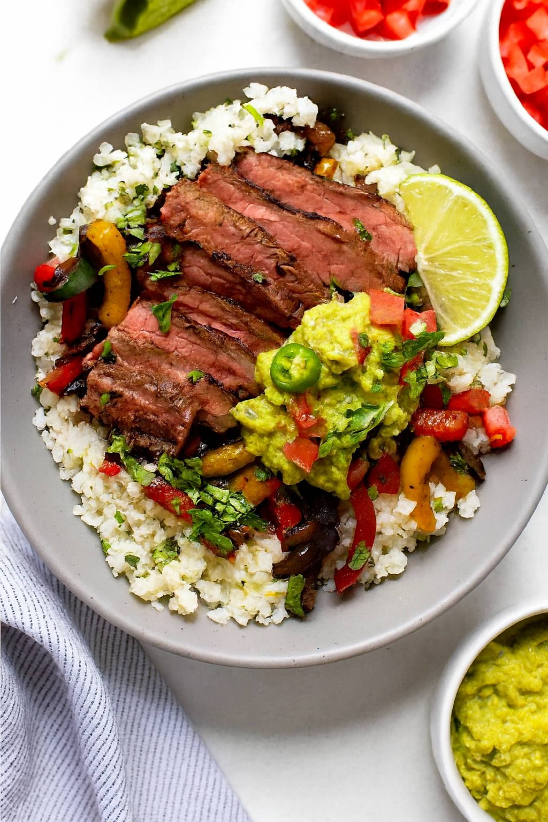 FITNESS: Steak Fajita Bowl (LowCarb)