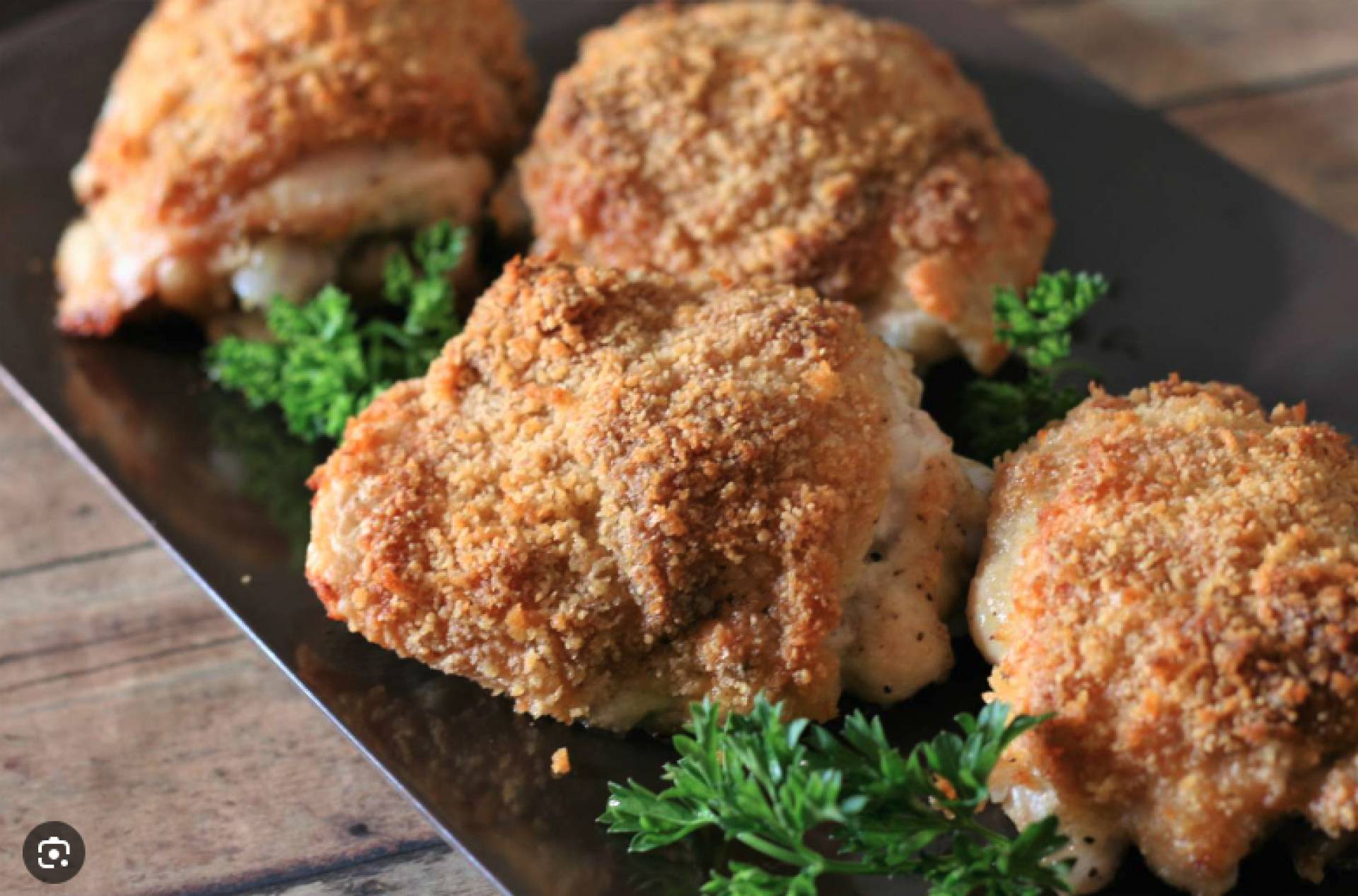 Panko Parmesan Crusted Chicken (LOW CARB)