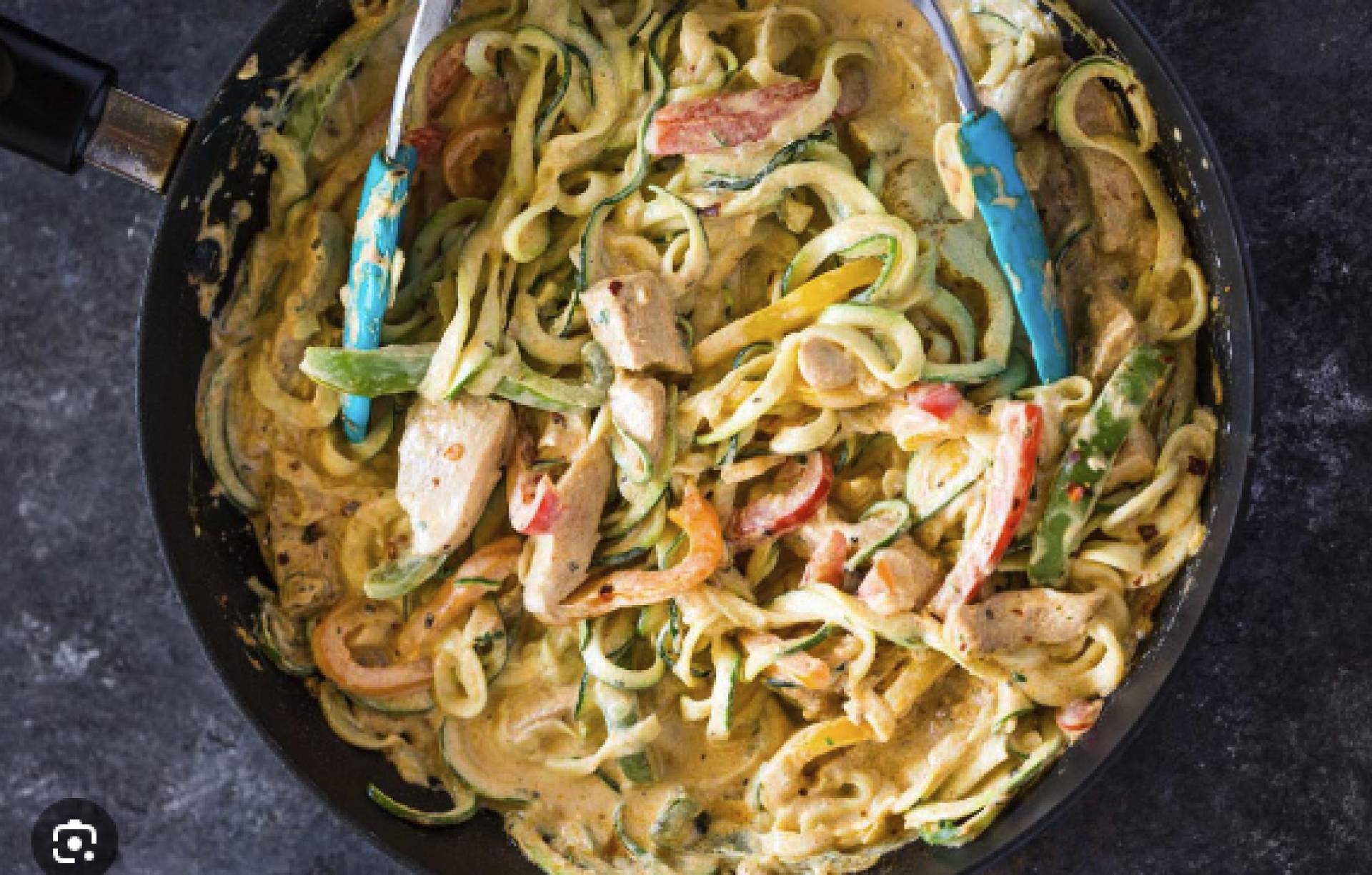 Cajun Chicken Alfredo Zoodles (LOW CARB)