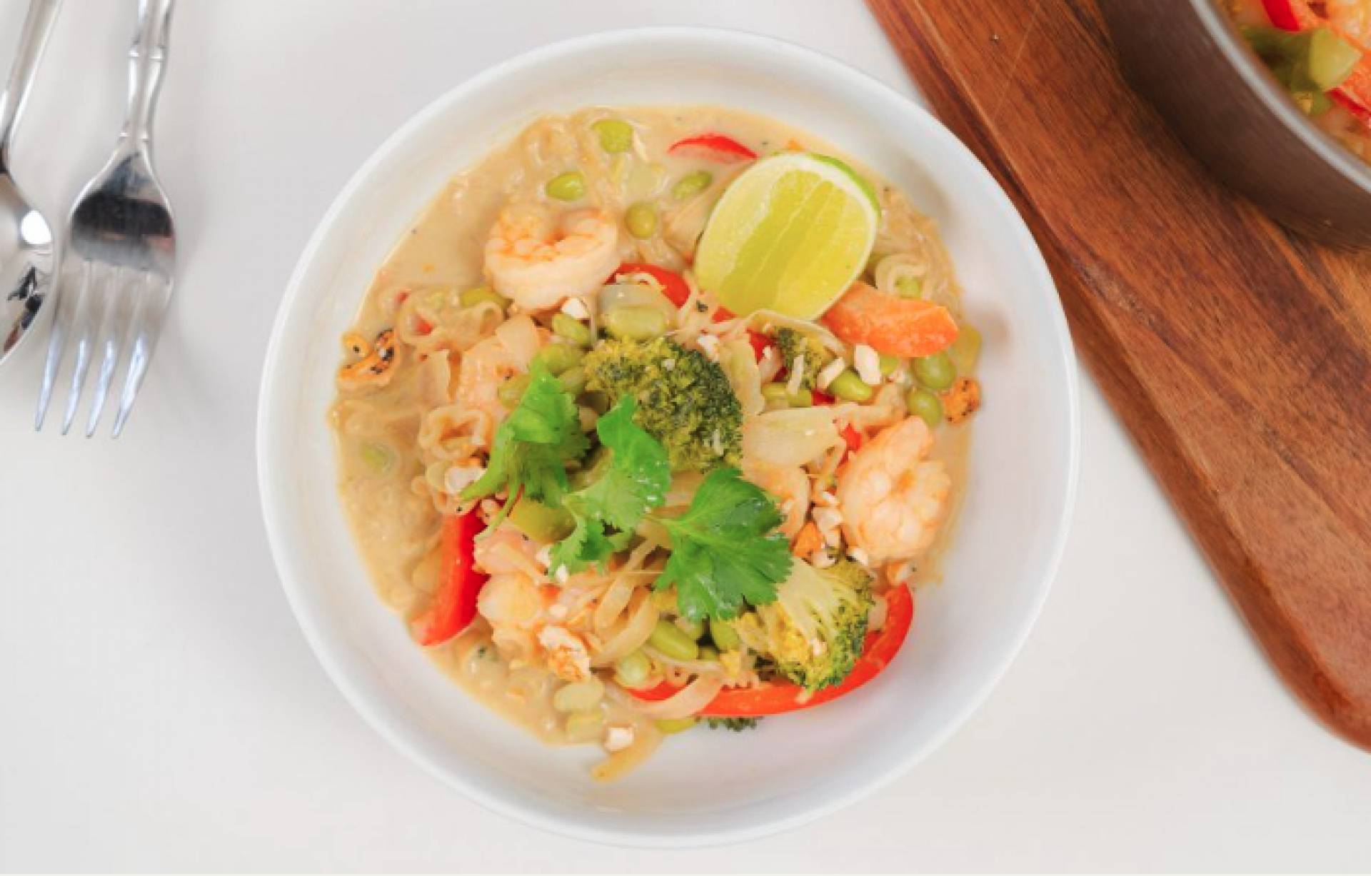 Green Curry Shrimp Zoodles
