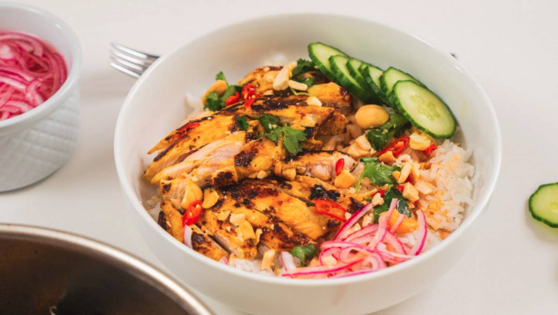 Coconut Sriracha Chicken Bowl