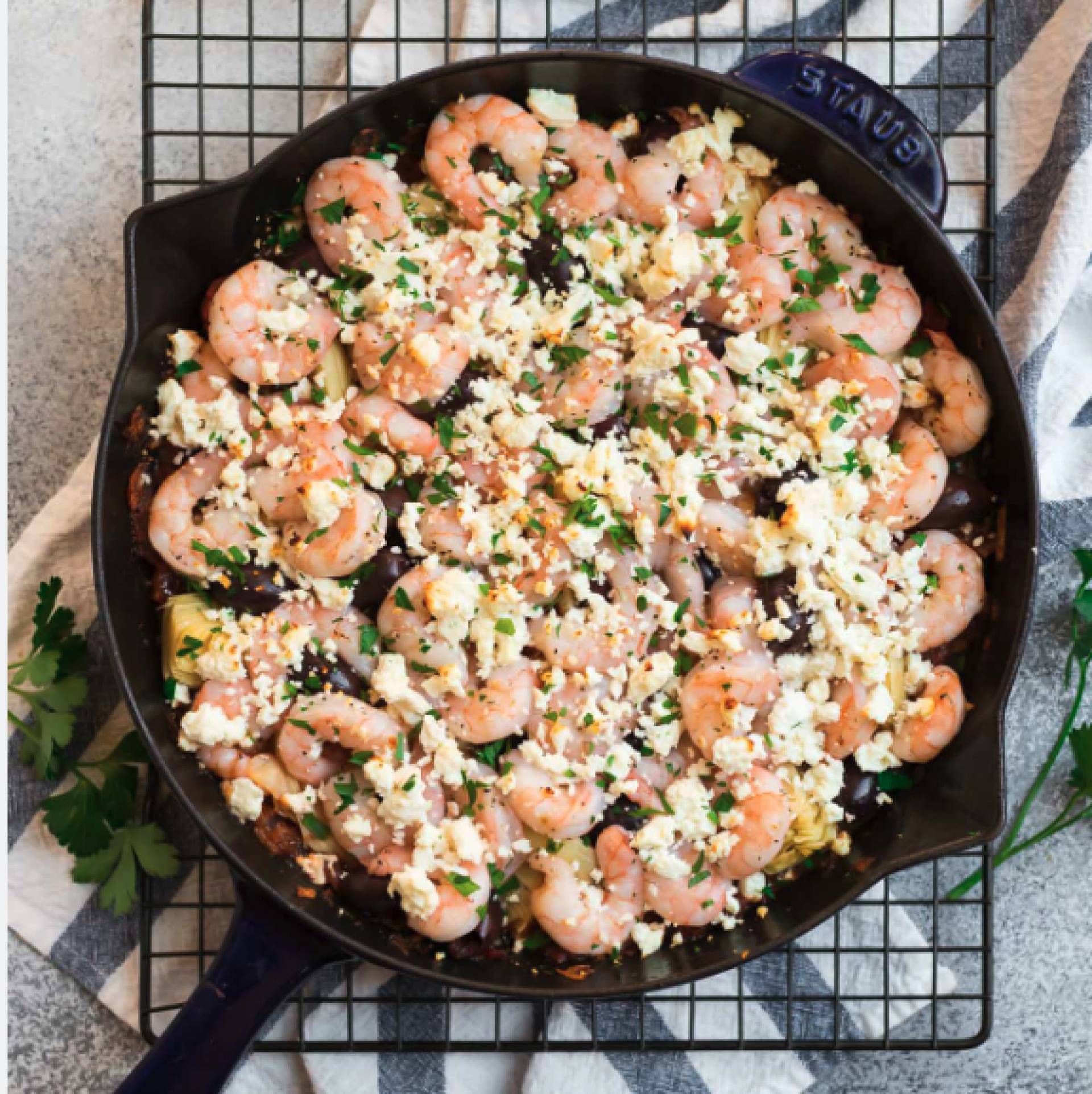 Mediterranean Shrimp Bowl