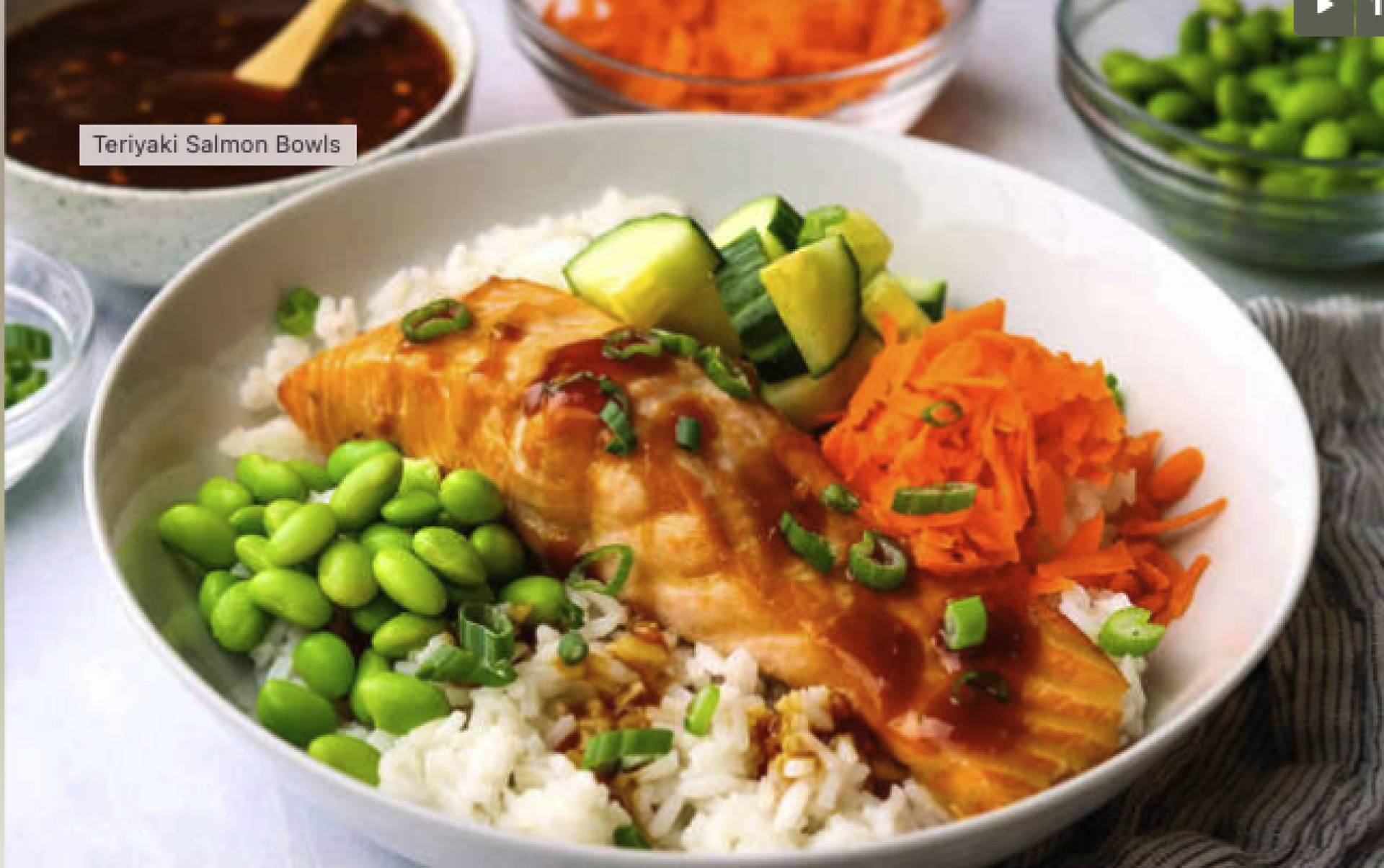 Teriyaki Salmon Bowl