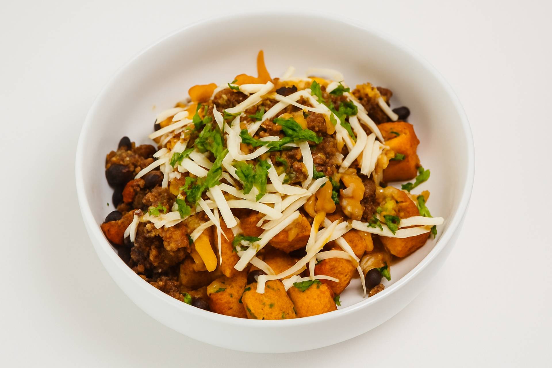 High Protein Beef Taco Bowl