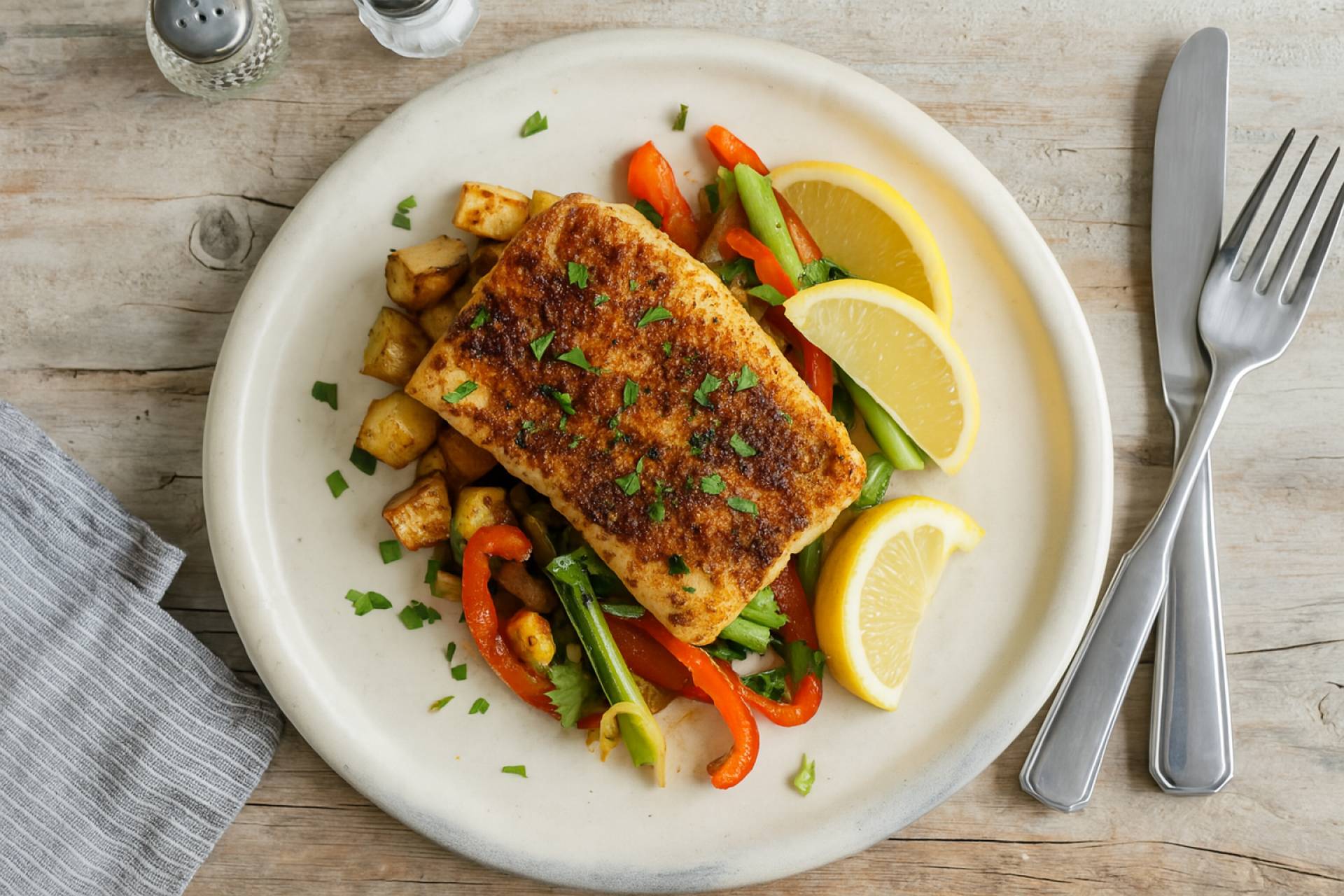 FITNESS: Blackened Tilapia (LowCarb)
