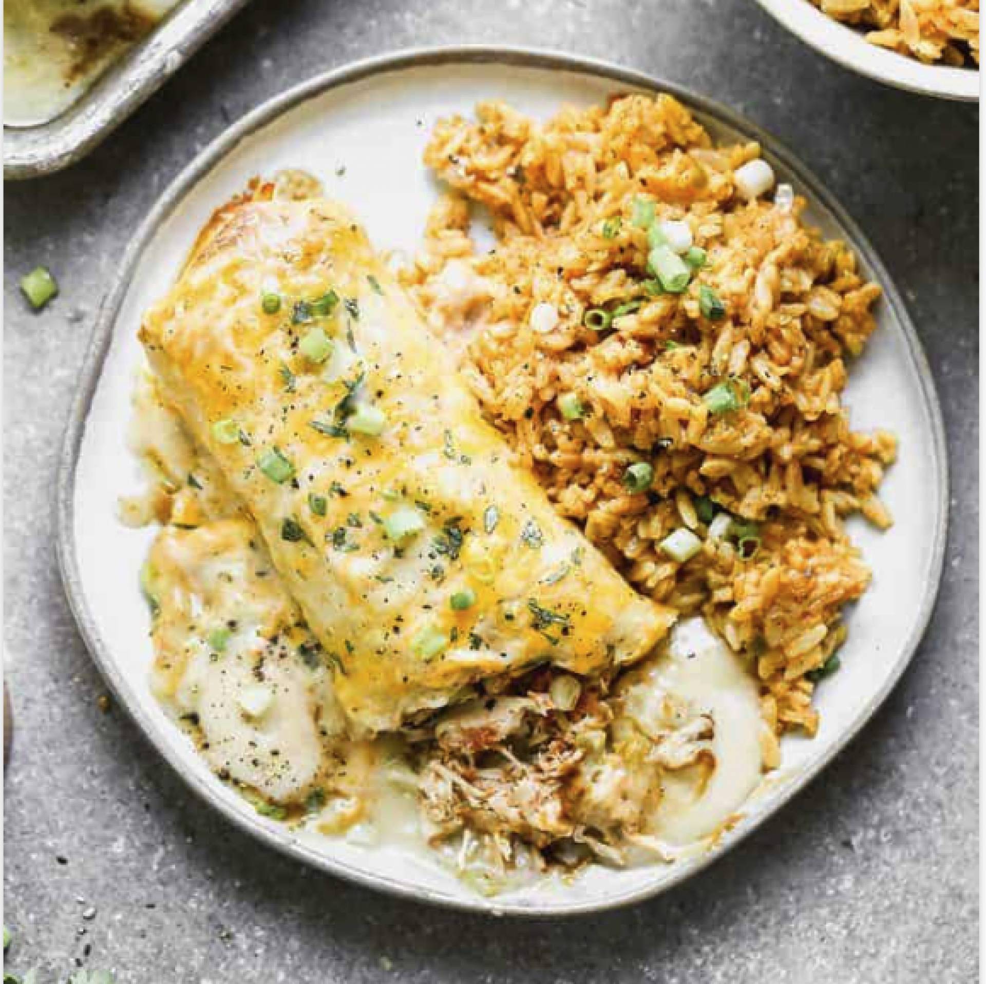 Smothered Chicken Burrito