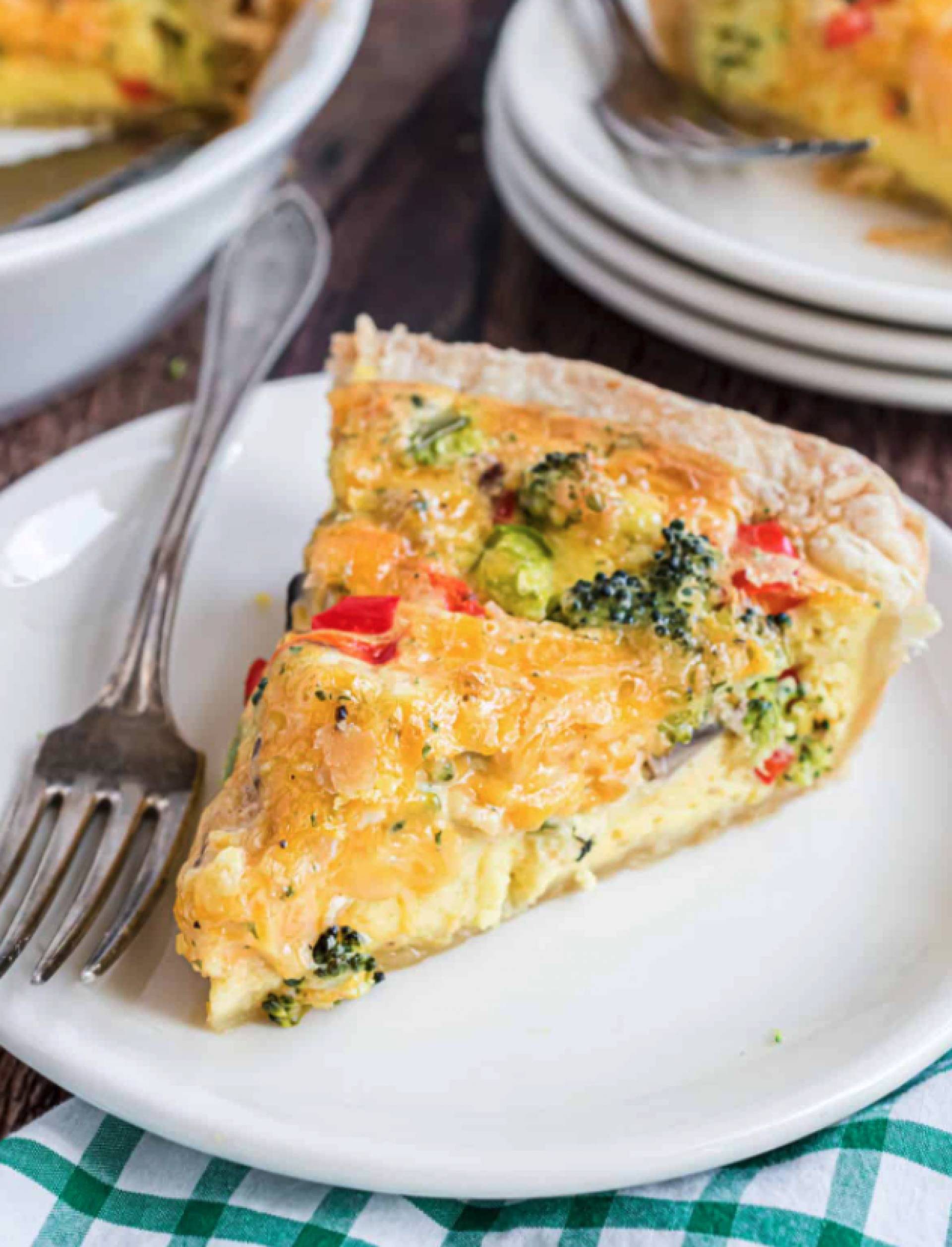 Veggie Quiche (Breakfast) - Clean Plates Canada