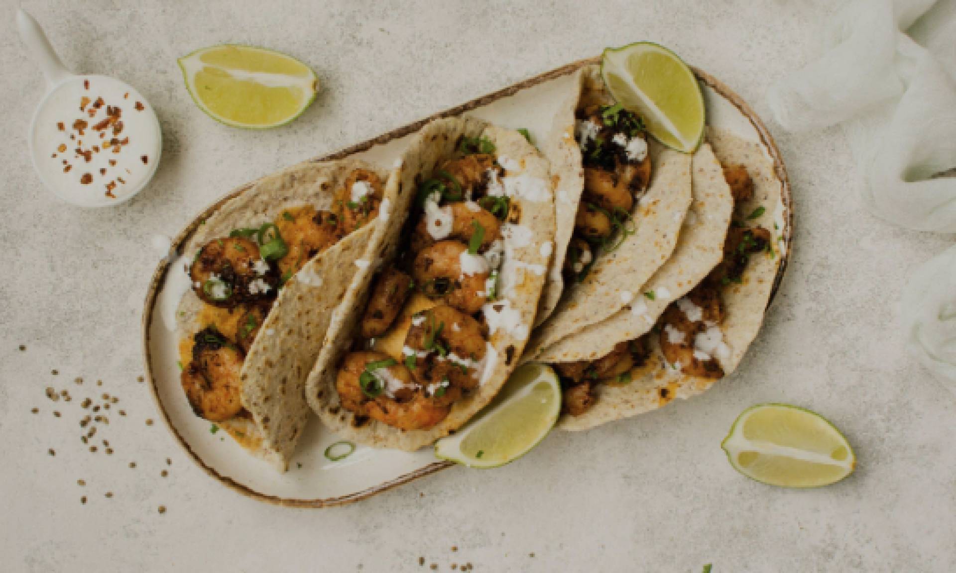 Blackened Shrimp Tacos