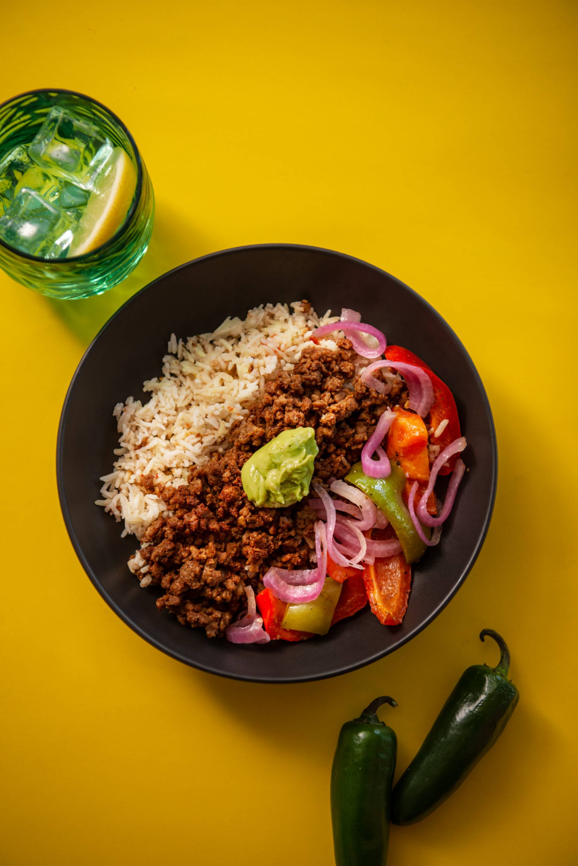 Spicy Beyond Beef Taco Bowl (Meat-Free)